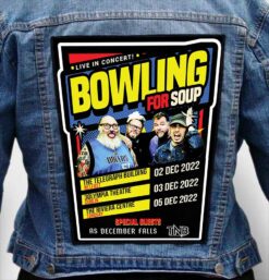 bowling for soup 4 - Photo Quality Printed Back Patch