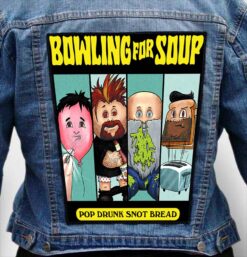 bowling for soup 5 - Photo Quality Printed Back Patch