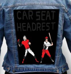 car seat headrest teens of denial 10 - Photo Quality Printed Back Patch