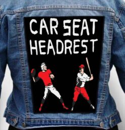 car seat headrest teens of denial 2 - Photo Quality Printed Back Patch