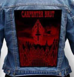 carpenter brut 10 - Photo Quality Printed Back Patch