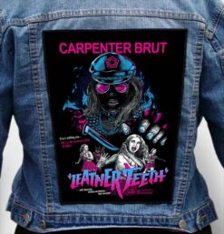 carpenter brut 12 - Photo Quality Printed Back Patch