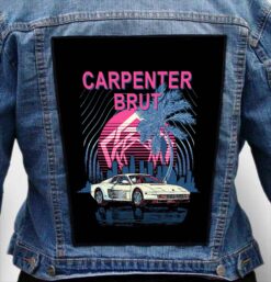 carpenter brut 2 - Photo Quality Printed Back Patch