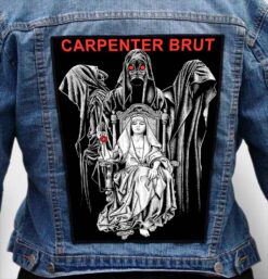 carpenter brut 5 - Photo Quality Printed Back Patch