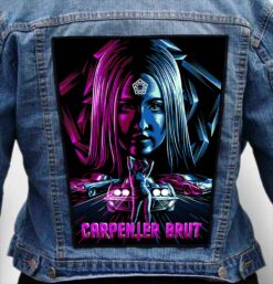 carpenter brut 9 - Photo Quality Printed Back Patch