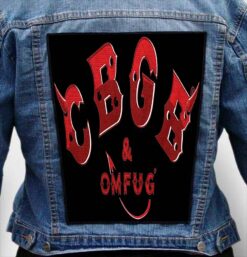 cbgb 10 - Photo Quality Printed Back Patch