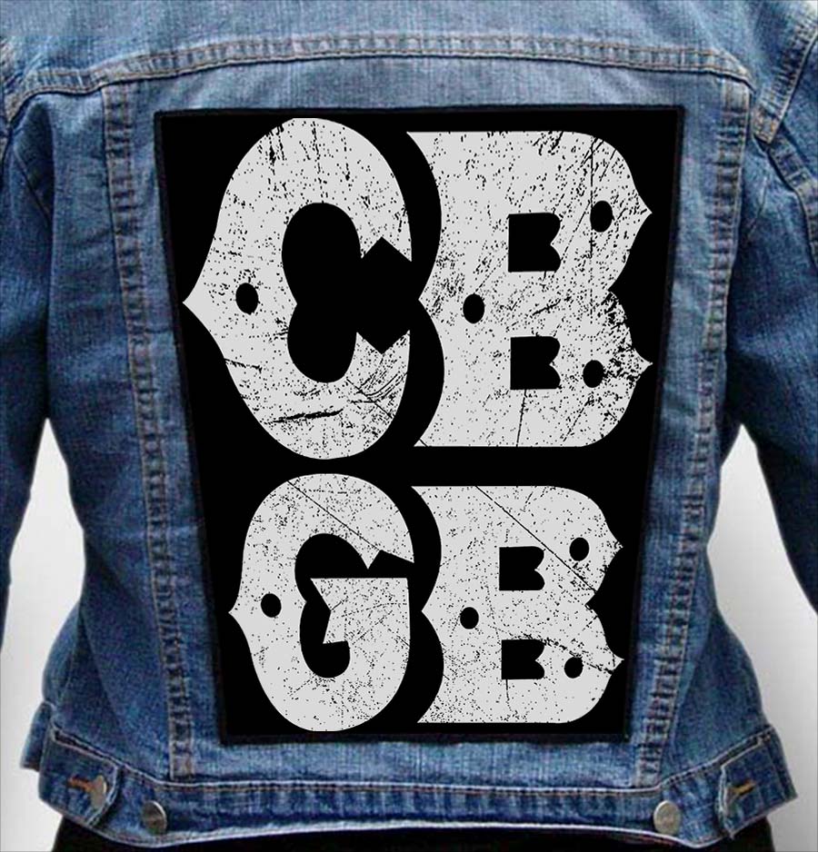 cbgb 12 - Photo Quality Printed Back Patch