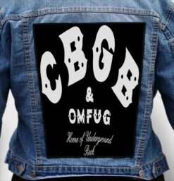 cbgb 13 - Photo Quality Printed Back Patch