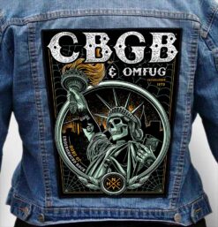 cbgb 15 - Photo Quality Printed Back Patch