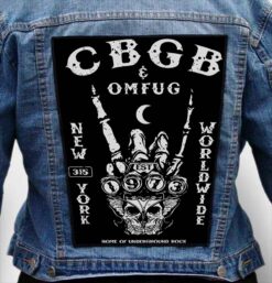 cbgb 17 - Photo Quality Printed Back Patch