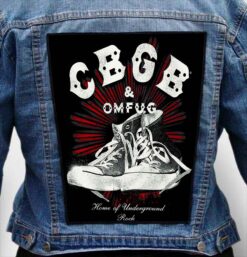 cbgb 4 - Photo Quality Printed Back Patch