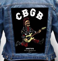 cbgb 5 - Photo Quality Printed Back Patch
