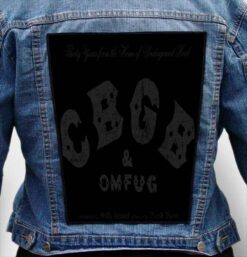 cbgb 7 - Photo Quality Printed Back Patch