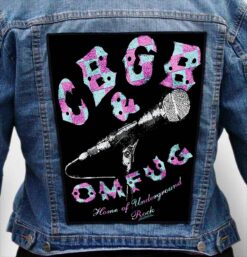cbgb 8 - Photo Quality Printed Back Patch