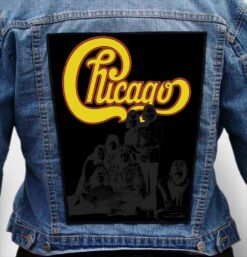 chicago band 2 - Photo Quality Printed Back Patch