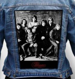 chicago band 3 - Photo Quality Printed Back Patch