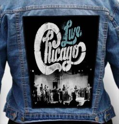 chicago band 8 - Photo Quality Printed Back Patch