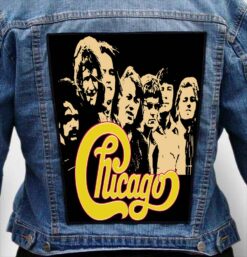 chicago band 9 - Photo Quality Printed Back Patch
