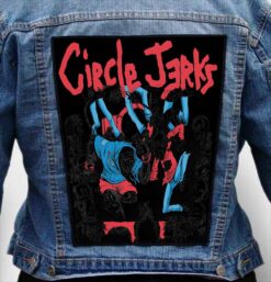 circle jerks 11 - Photo Quality Printed Back Patch