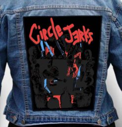 circle jerks 12 - Photo Quality Printed Back Patch