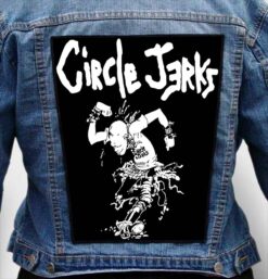 circle jerks 15 - Photo Quality Printed Back Patch