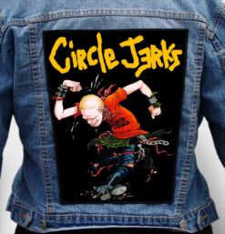 circle jerks 16 - Photo Quality Printed Back Patch