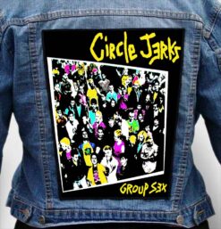 circle jerks 17 - Photo Quality Printed Back Patch