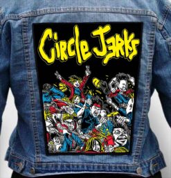 circle jerks 18 - Photo Quality Printed Back Patch