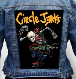 circle jerks 2 - Photo Quality Printed Back Patch