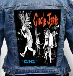 circle jerks 3 - Photo Quality Printed Back Patch