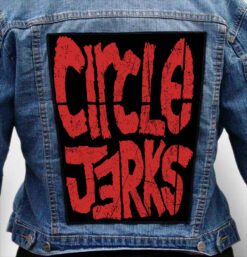 circle jerks 4 - Photo Quality Printed Back Patch