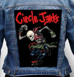 circle jerks 5 - Photo Quality Printed Back Patch