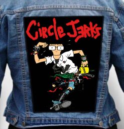 circle jerks 6 - Photo Quality Printed Back Patch