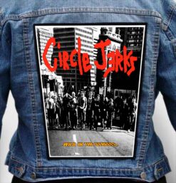 circle jerks 8 - Photo Quality Printed Back Patch