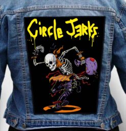 circle jerks 9 - Photo Quality Printed Back Patch