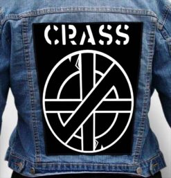 crass 12 - Photo Quality Printed Back Patch