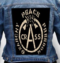 crass 17 - Photo Quality Printed Back Patch