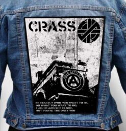 crass 21 - Photo Quality Printed Back Patch