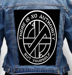 crass 25 - Photo Quality Printed Back Patch