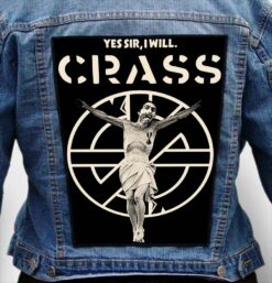 crass 3 - Photo Quality Printed Back Patch