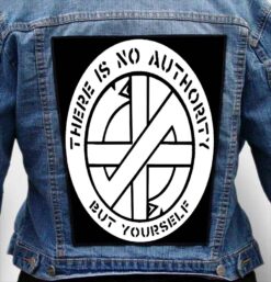 crass 4 - Photo Quality Printed Back Patch