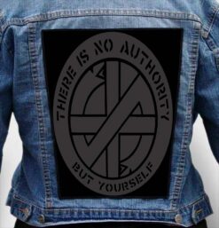 crass 5 - Photo Quality Printed Back Patch