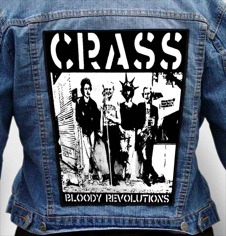 crass 6 - Photo Quality Printed Back Patch