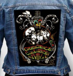 creedence clearwater revival 4 - Photo Quality Printed Back Patch