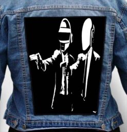 daft punk 10 - Photo Quality Printed Back Patch