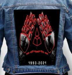 daft punk 11 - Photo Quality Printed Back Patch