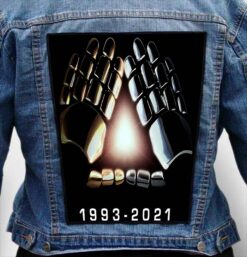 daft punk 12 - Photo Quality Printed Back Patch