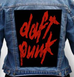 daft punk 14 - Photo Quality Printed Back Patch