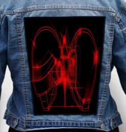 daft punk 15 - Photo Quality Printed Back Patch