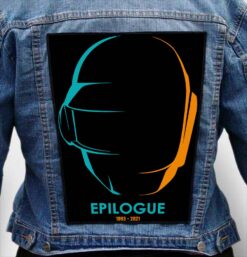 daft punk 4 - Photo Quality Printed Back Patch